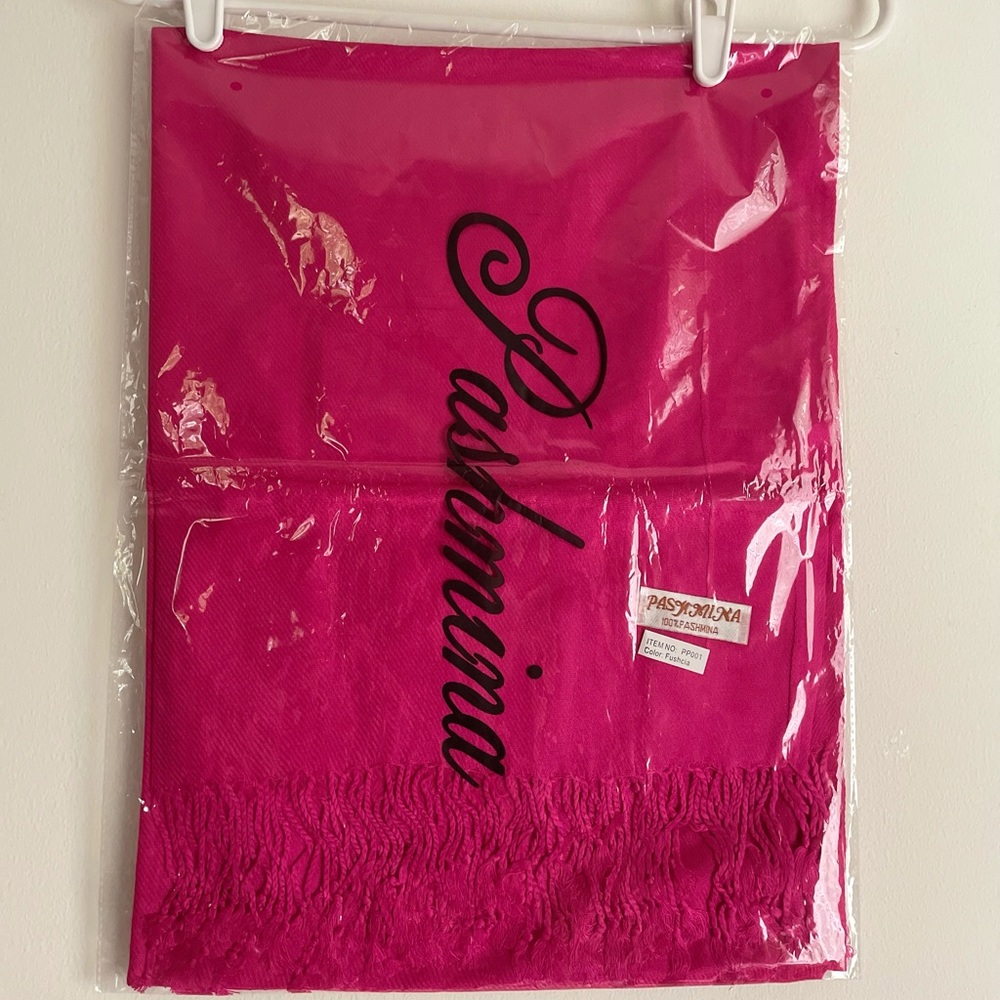 Fuschia Pashmina Scarf